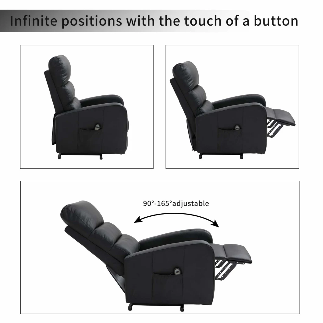 Modern Adjustable Massage Function Living Room Sofa Chair Manual Recliner Electric Sofa Fabric